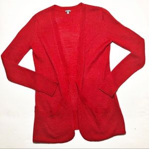 CHARLOTTE RUSSE Bright Red Sweater Size Small